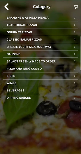 Pizza Pienza Screen 2