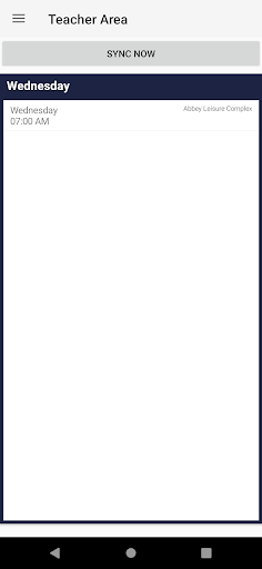 Android application Elite Swimming Academy screenshort