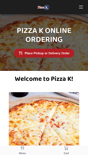 Android application Pizza K screenshort