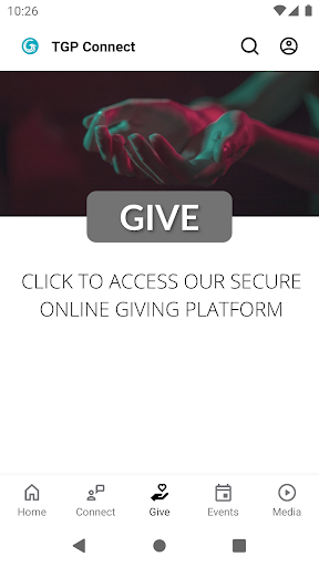 The Grace Place Connect Screen 3