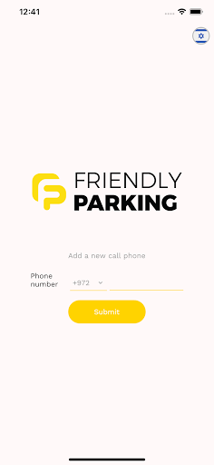 Android application Friendly Parking App screenshort