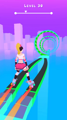 Sky Roller: Rainbow Skating - Action - games