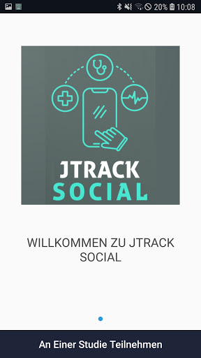 Android application JTrack Social screenshort