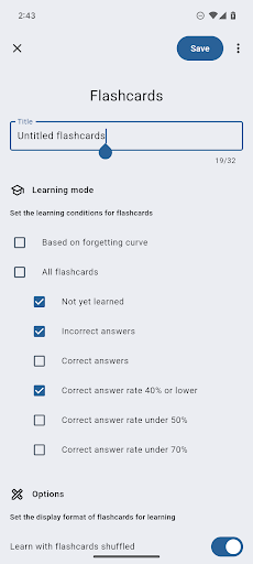 THE CURVE - FLASHCARDS screenshot 2
