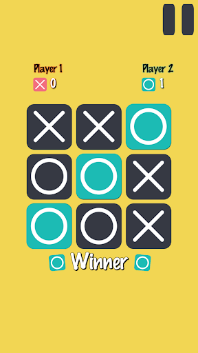 Android application Tic Tac Toe screenshort