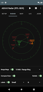 Screenshot 2 ADS-B Radar (RTL-SDR) android