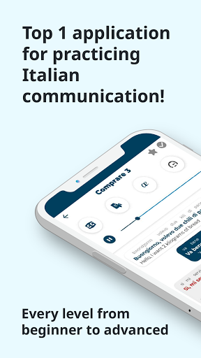 Android application Italian ー Listening・Speaking screenshort