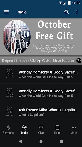 Focal Point Radio Ministries Screen 2