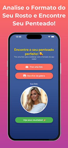 Visualização do aplicativo