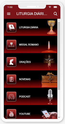 Android application Liturgia Diária com Missal screenshort