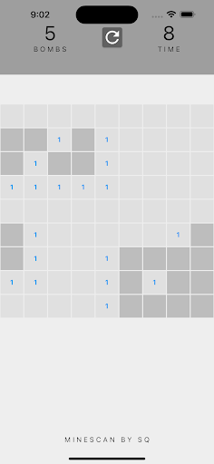 Android application Mine Scan screenshort