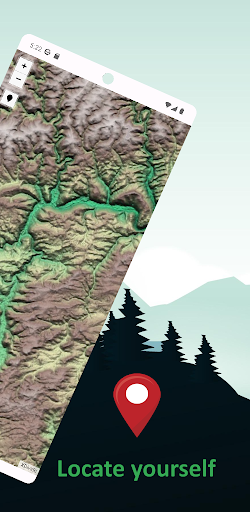Luxembourg Offline Topo Map Screen 2