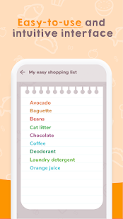 My Easy Shopping List Screenshot