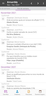 Meeting Schedule for JW 3.43 screenshots 2
