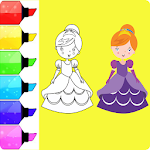 Cover Image of Download Princess Coloring Book - Easy  APK