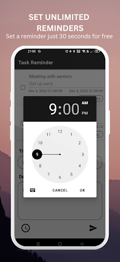 Screenshot of Minimalistic Task Reminder