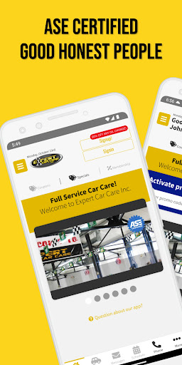 Android application Expert Car Care screenshort