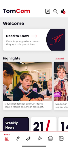 Android application TomCom screenshort