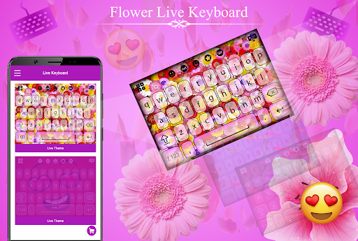 Flower Live Keyboard Screen 2