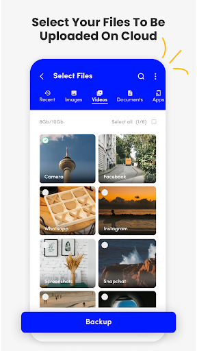 Cloud Storage- Backup Files Screenshot 4 - AppWisp.com