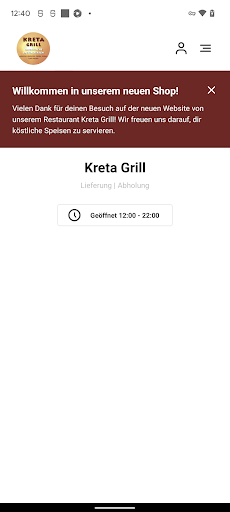 Android application Kreta Grill screenshort