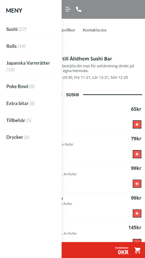 Ålidhem Sushi Bar Screen 2