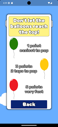 Balloon Pop! Screen 3