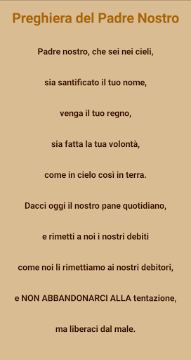 Padre Nostro Screen 3