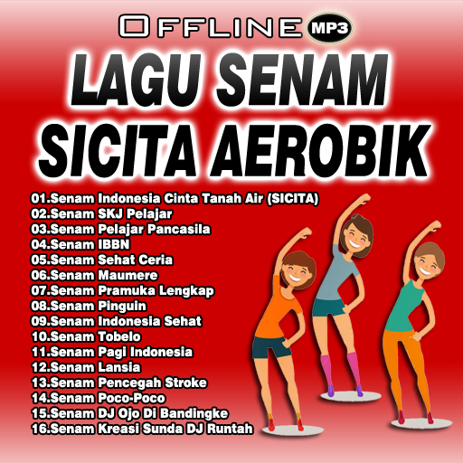 Lagu Senam Aerobik Offline Mp3 logo