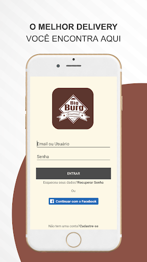 Android application Big Burg Gourmet screenshort