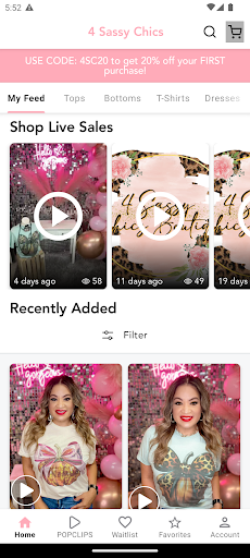Android application 4 Sassy Chics screenshort
