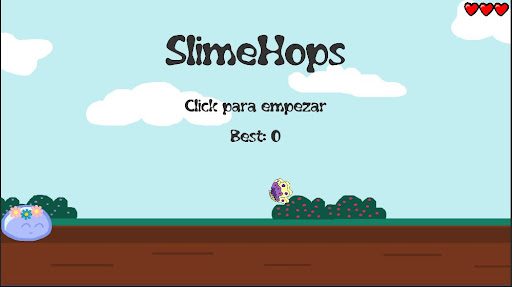 Android application Slime Hops screenshort