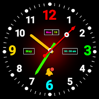 Neon Digital Clock