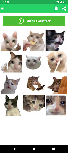 Stickers de gatos graciosos Screenshot 4 - AppWisp.com