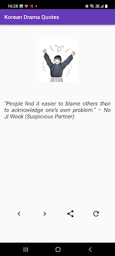 Android application Korean Drama Quotes (Kdrama) screenshort