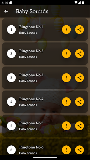Baby Ringtones Screen 2
