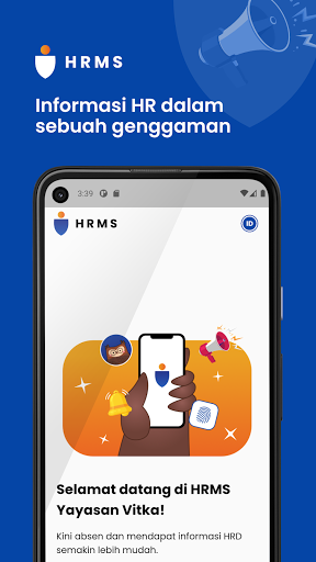 Android application HRMS Yayasan Vitka screenshort