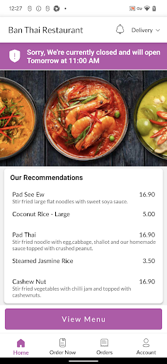 Ban Thai Restaurant Screen 2