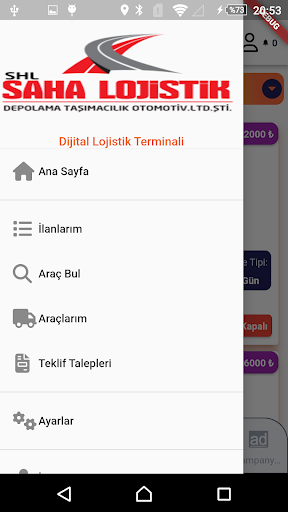 Saha Lojistik Screen 2