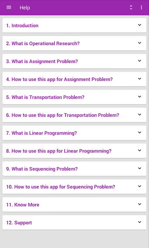 Operational Research