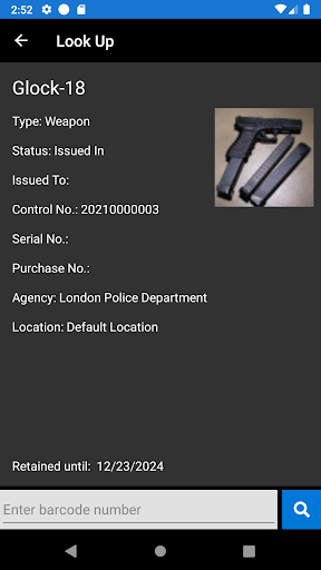 Gismo Inventory Screen 3