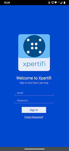 Android application Xpertifi screenshort