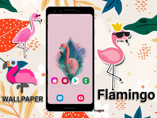 Flamingo Wallpaper Screen 3