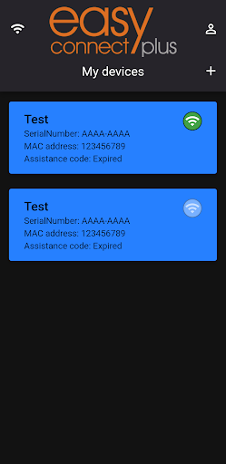 Android application Easy Connect Plus screenshort