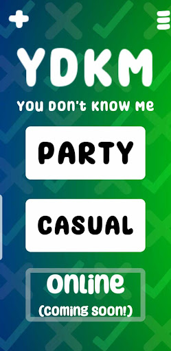Android application You Don't Know Me: Party Game screenshort