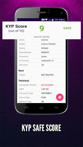 KYP App Pro Version Screen 2