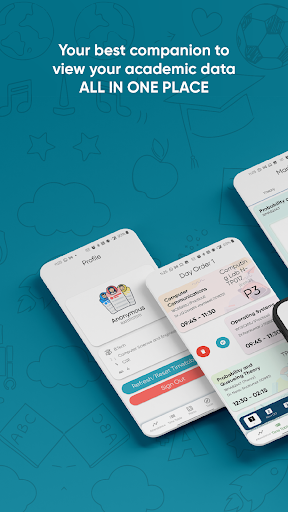 Android application Acadata screenshort