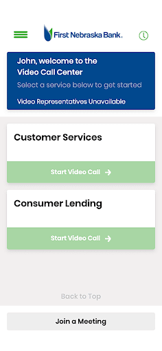 First Nebraska Bank Video Screen 3