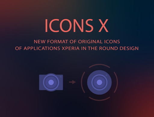 Android application Icon Pack X screenshort