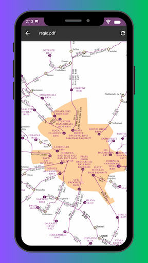 Android application Bucharest Metro & Subway Map screenshort